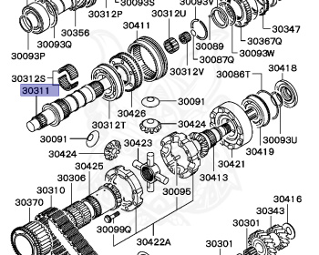 Mitsubishi - Delica Space Gear - PD4W - 1996 - HSEHE - 4G64