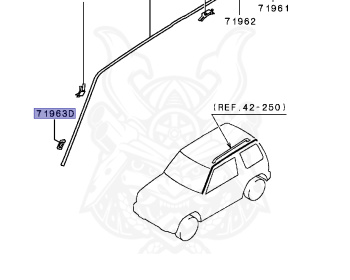 Mitsubishi - Pajero Mini - H51A - 1998 - MNXE9 - 4A30