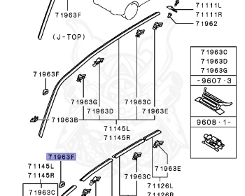 Mitsubishi - Pajero Evolution - V55W - 1994 - GNXH - 6G74