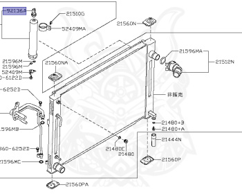 Nissan - Skyline - V36 370GT - CV36 - 2007 - 370GT - COUPE(C) - 2-linked (2WD/STD) - 5 SPEED AUTOMATIC TRANS(5AT) - VQ37VHR