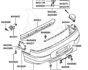 Mitsubishi - GTO - Z16A - 1999 - MNPM2 - 6G72