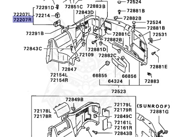 Mitsubishi - GTO - Z15A - 1990 - MJGF - 6G72