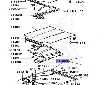 Mitsubishi - Starion - A187A - 1990 - MRFG - G54B
