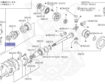 Nissan - Silvia - S14 - 1996 - KS - HARDTOP(K) - MANUAL TRANSMISSION(MT) - TWO WHEELS STEERING(2WS) - SR20DET