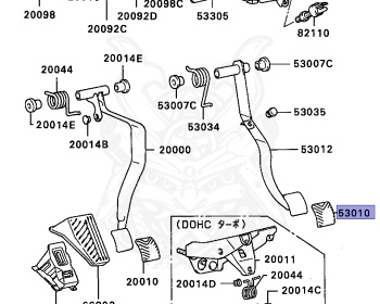 Mitsubishi - Mirage - C83A - 1987 - MNDM - 4G61