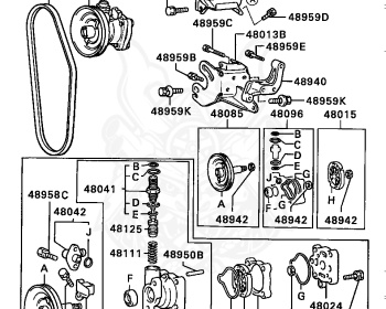 Mitsubishi - Strada - K34T - 1994 - JENTU - 4D56