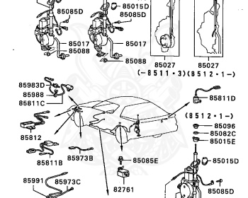 Mitsubishi - Starion - A187A - 1985 - MNFG - G54B