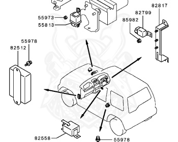 Mitsubishi - Pajero Mini - H56A - 1996 - MNHF - 4A30