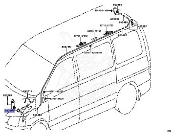 Toyota - LiteAce - CR51V - 1996 - L TYPEDX TYPELD TYPE - 5-DOOR - Automatic - 2C