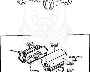 Toyota - Land Cruiser - FJ40 - 1969 - SOFTTOP (TARPAULIN CANVASTOP OR VINYLTOP) - F
