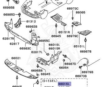 Mitsubishi - Lancer - CB1A - 1995 - SNJ - 4G13