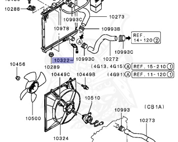 Mitsubishi - Lancer - CB3A - 1991 - PNHD - 4G91
