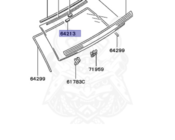 Mitsubishi - Lancer - CB1A - 1992 - SKH2 - 4G13