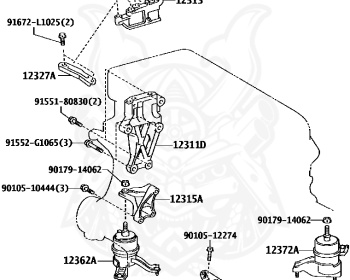 Toyota - Camry - AVV50 - 2015 - Variator - 2ARFXE
