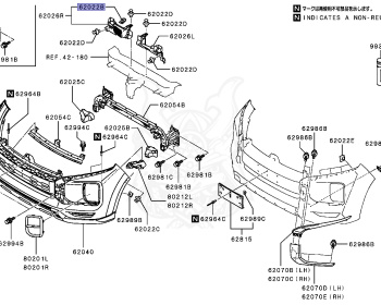 Mitsubishi - RVR - GA4W - 2010 - XTHX - 4J10