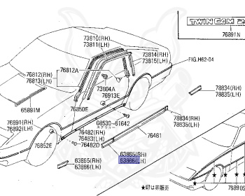 Nissan - Fairlady Z - Z31 - 1983 - ZX - AUTOMATIC TRANSMISSION(AT) - Hyojiun Roof (Z#) - VG30T