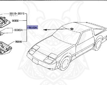 Nissan - Fairlady Z - Z31 - 1986 - ZR - MANUAL TRANSMISSION(MT) - T-bar roof (KZ#) - VG30D