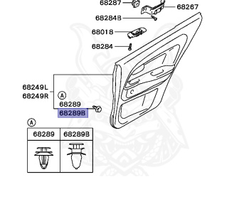 Mitsubishi - Mirage - CK2A - 1995 - PNUM - 4G15