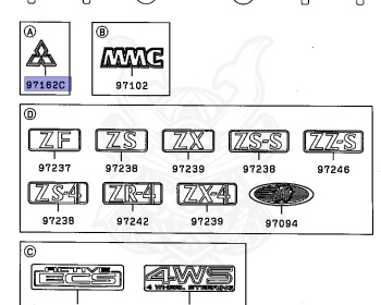 Mitsubishi - Galant VR-4 - E39A - 1989 - LNPF - 4G63