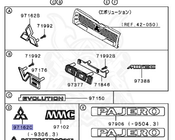 Mitsubishi - Pajero - V43W - 1999 - GRXE - 6G72