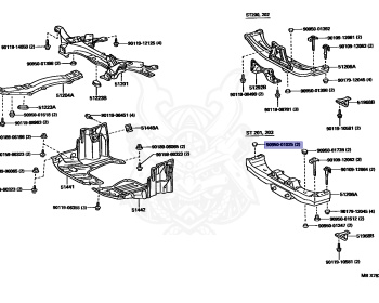 Toyota - Carina - ST202 - 1996 - X TYPE - Manual - 3SFE