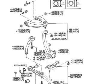 Toyota - Joint Assy, Lower Ball, Front LH