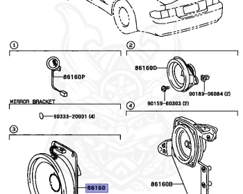 Genuine Celica GT-Four ST205 Electronics OEM parts supplied from
