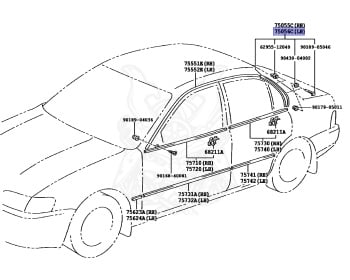 Toyota - Corolla - AE100 - 1991 - LX TYPE - 4-DOOR(SEDAN) - Manual - 5AFE
