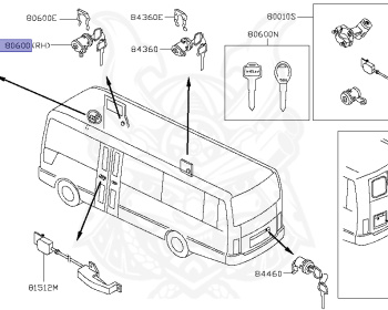 Nissan - Civilian - W41 - 2018 - SX - Microbus Sun Maiorido (RAIS) - Manual transmission, floor 5-speed (MT/5F) - TB45E