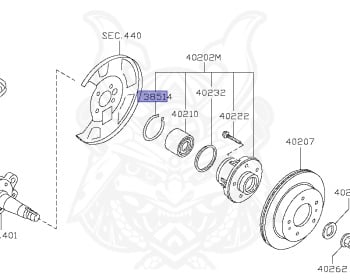 Genuine March K10 Brakes OEM parts supplied from Japan - Nengun