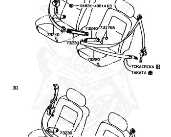 Toyota - Corolla - AE91 - 1989 - DX TYPE - 4-DOOR - Automatic - 5AFE
