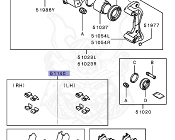 Mitsubishi - Lancer - CB1A - 1992 - PKH2 - 4G13