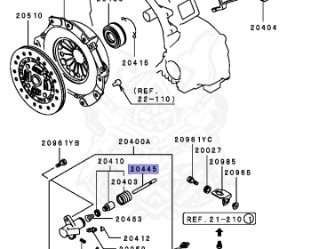 Mitsubishi - Lancer - CB6A - 1991 - PNPM - 6A10