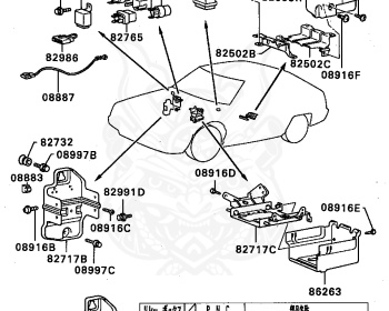 Mitsubishi - Mirage - C11A - 1983 - LNJP - 4G13