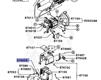 Mitsubishi - Minicab Bravo - U18V - 1990 - HLFJ - 3G83