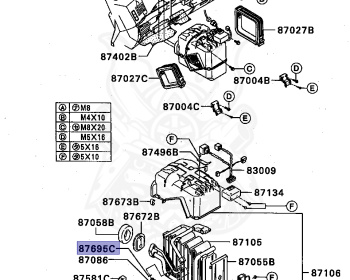 Mitsubishi - Lancer - C11V - 1992 - LKMP - G13B