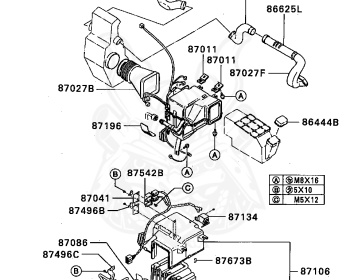 Mitsubishi - Delica Truck - L039P - 1991 - YMND4 - 4D56
