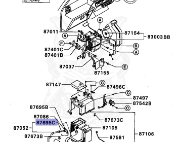 Mitsubishi - Minicab Truck - U19T - 1984 - HFD2 - 3G83