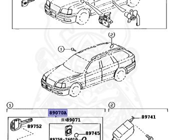 Toyota - Crown - JZS171W - 2001 - ATHLETE V TYPE - WAGON - Automatic - 1JZGTE