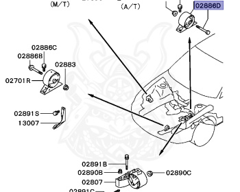 Mitsubishi - Mirage - CA4A - 1991 - MNGH - 4G92