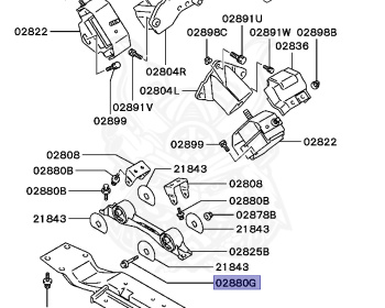 Mitsubishi - Pajero - V45W - 1997 - GYPC2 - 6G74