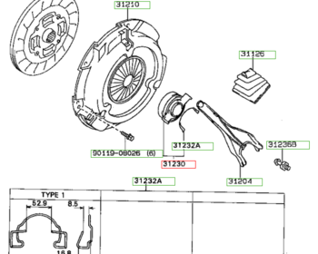 Toyota - Bearing Assy, Clutch Release