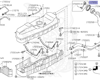 Nissan - Elgrand - E51 - 2008 - VAN - 5 Door Coach (5K) - 2 WHEEL DRIVE(2WD) - AUTOMATIC TRANSMISSION(AT) - VQ25DE