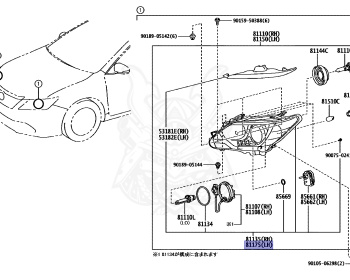 Toyota - Camry - AVV50 - 2015 - Variator - 2ARFXE