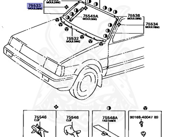 Toyota - Corolla - AE80 - 1983 - GL TYPE - 4-DOOR - Automatic - 2ALU