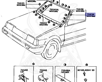 Toyota - Corolla - AE80 - 1983 - GL TYPE - 4-DOOR - Automatic - 2ALU
