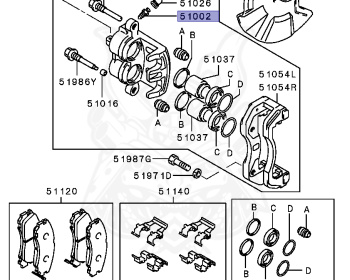 Mitsubishi - Pajero - V25W - 1999 - GNHM - 6G74
