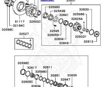 Mitsubishi - Delica Star Wagon - P35W - 1992 - HSNPT2 - 4D56