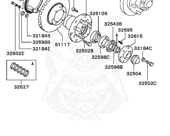 Mitsubishi - Pajero - V43W - 1996 - GRPE - 6G72