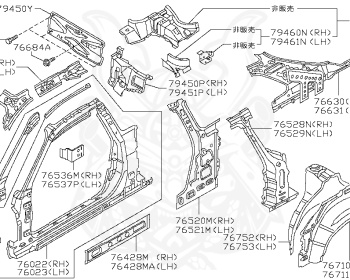 Nissan - Skyline - R34 25GT - ENR34 - 2000 - 25GT - 2 door hard top (2K) - AUTOMATIC-FLOOR SHIFT(AT.F4) - High cast, 2-link (IRS.2WD) - RB25DE